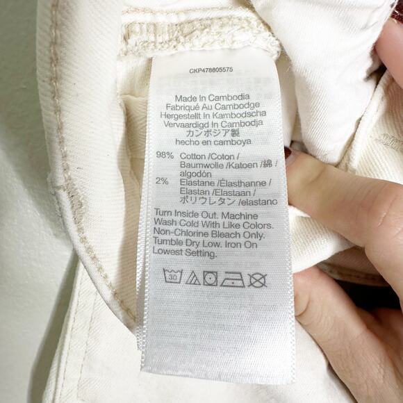 Madewell Womens 90' Straight Jeans High Rise Stretch Vintage Canvas Size 28 - Picture 8 of 9